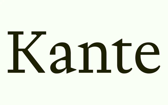 Kante specimen from Grim Type