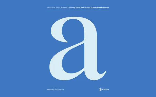 HT Sonata specimen from HadiType Foundry
