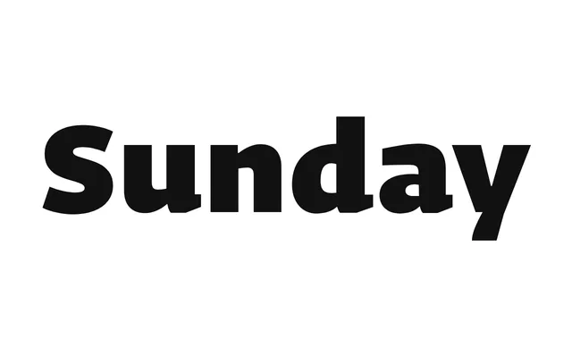 Sunday specimen from Hagilda