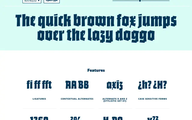 Bork specimen from Harbor Type