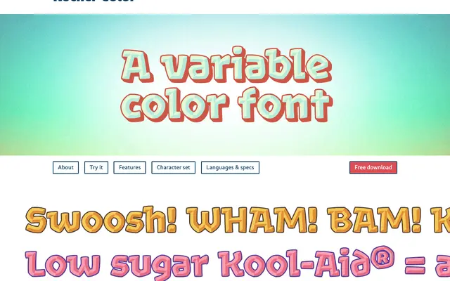 Rocher Color specimen from Harbor Type