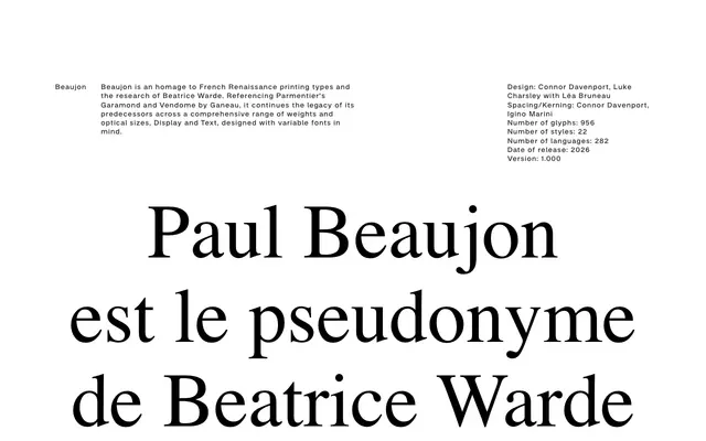 Beaujon specimen from Heavyweight