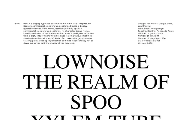 Boxi specimen from Heavyweight