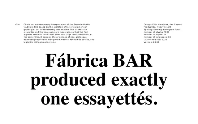 Clin specimen from Heavyweight