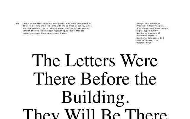 Left specimen from Heavyweight