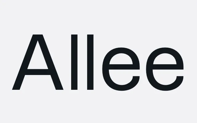 Allee specimen from Helsinki Type Studio
