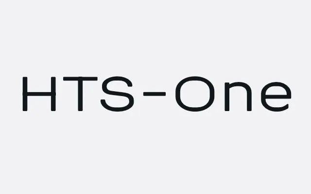 HTS One specimen from Helsinki Type Studio