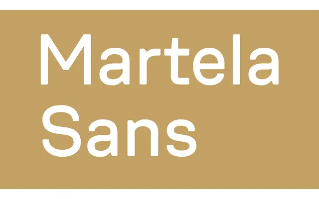 Martela specimen from Helsinki Type Studio