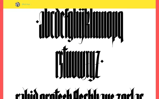 Skelter specimen from HEX