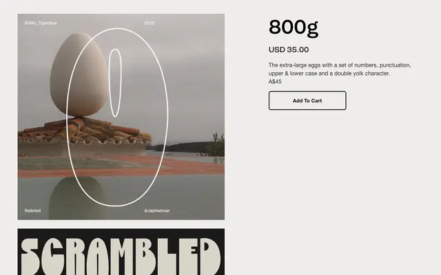 800g specimen from Hey