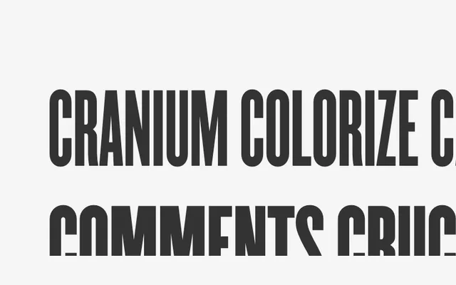 Champion Gothic specimen from Hoefler & Co