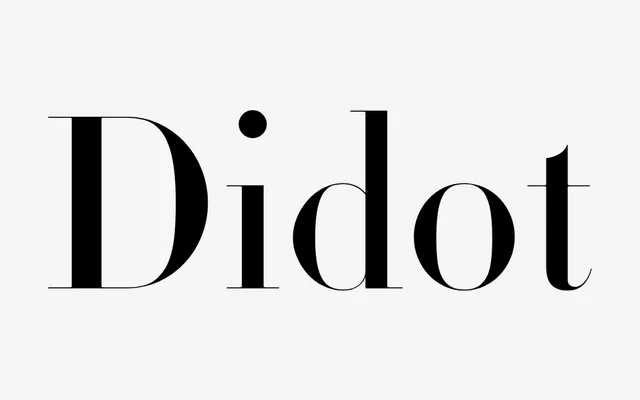 Didot specimen from Hoefler & Co