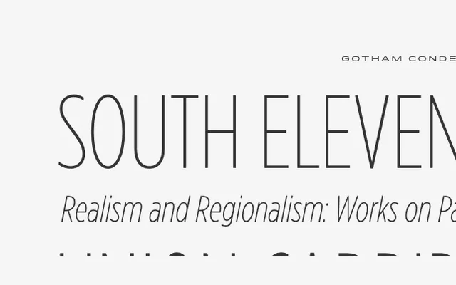 Gotham specimen from Hoefler & Co