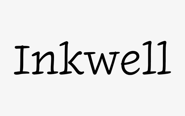 Inkwell specimen from Hoefler & Co