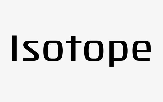 Isotope specimen from Hoefler & Co