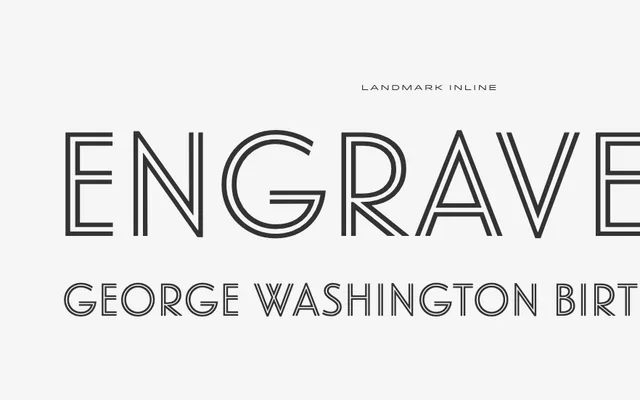Landmark specimen from Hoefler & Co
