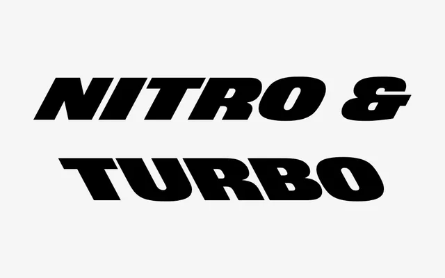 Nitro & Turbo specimen from Hoefler & Co