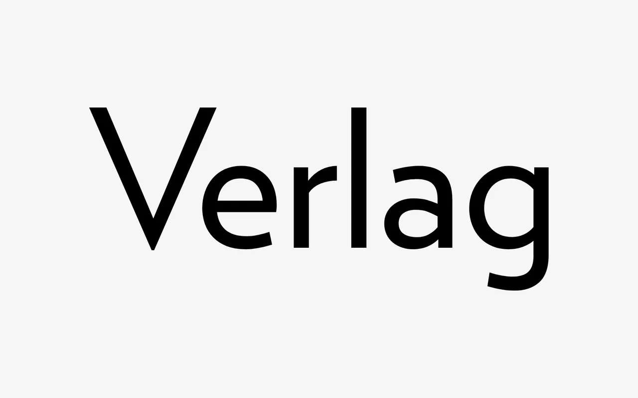 Verlag specimen from Hoefler & Co