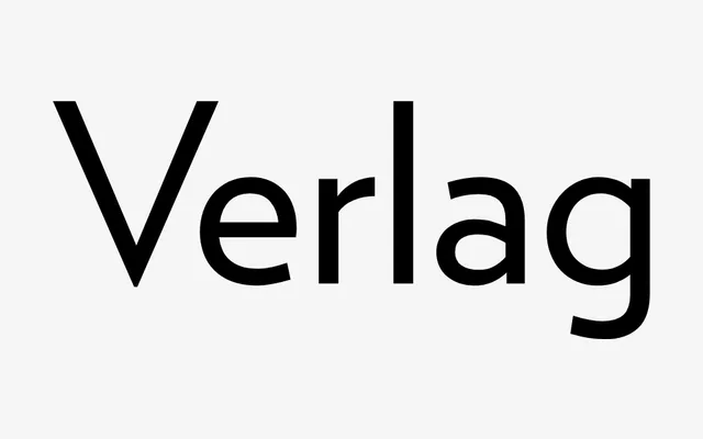 Verlag specimen from Hoefler & Co