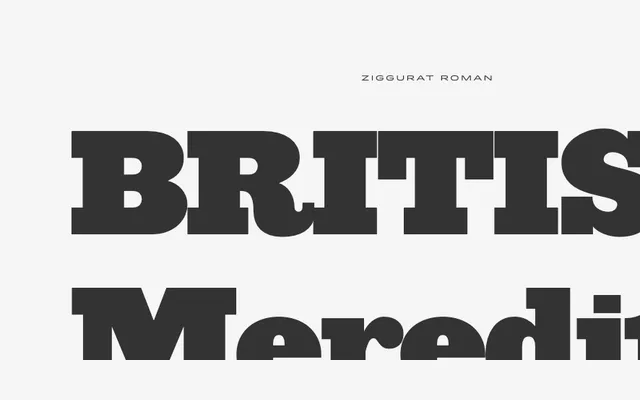 Ziggurat specimen from Hoefler & Co