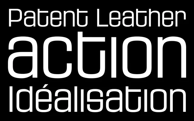 House Gothic 23 specimen from House Industries