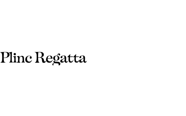 Plinc Regatta specimen from House Industries