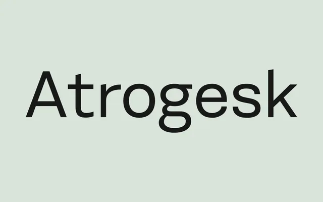 Atrogesk specimen from HT Fonts