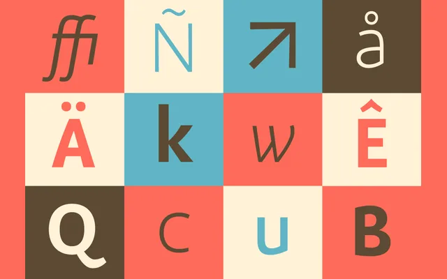 Kalidoscopio specimen from HT Fonts