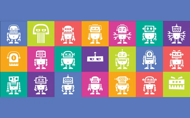 Robots specimen from HT Fonts