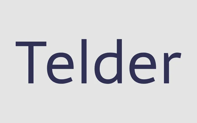 Telder specimen from HT Fonts