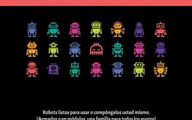 Robots specimen from Huerta Tipográfica