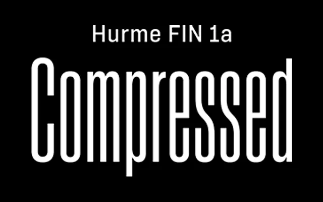 Hurme FIN 1a Compressed specimen from Hurme Design
