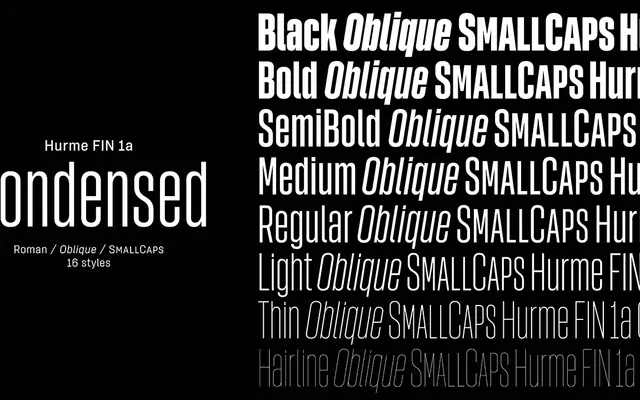 Hurme FIN 1a Condensed specimen from Hurme Design