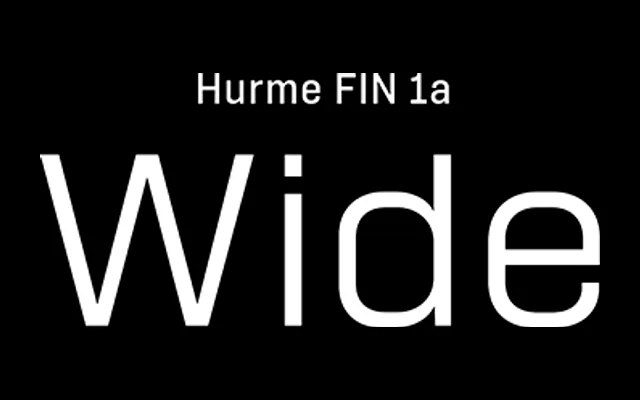 Hurme FIN 1a Wide specimen from Hurme Design
