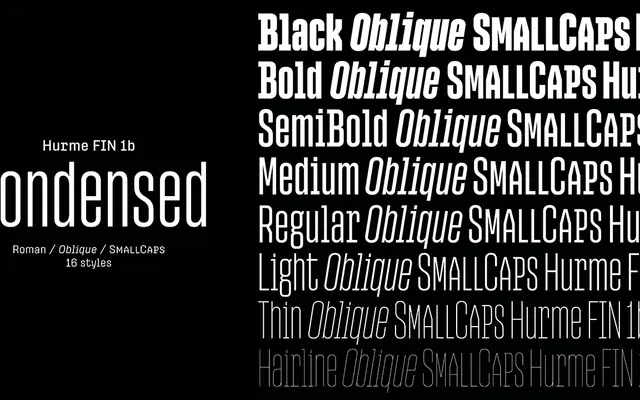 Hurme FIN 1b Condensed specimen from Hurme Design
