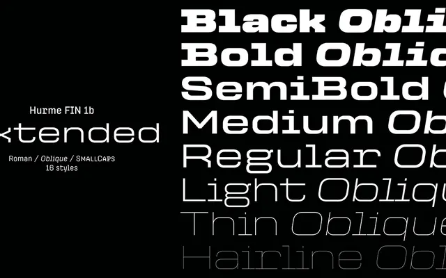 Hurme FIN 1b Extended specimen from Hurme Design