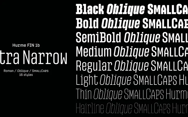 Hurme FIN 1b Extra Narrow specimen from Hurme Design