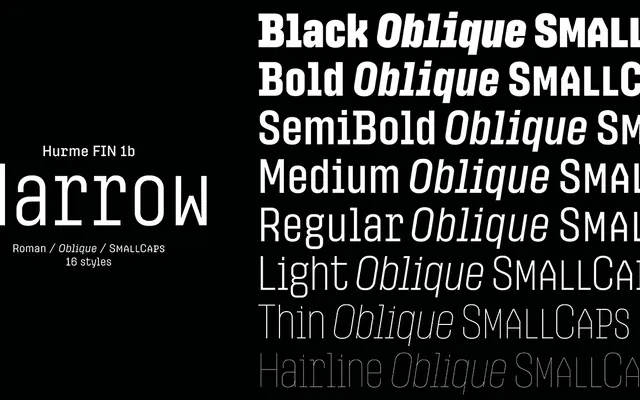 Hurme FIN 1b Narrow specimen from Hurme Design