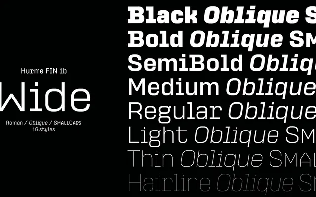 Hurme FIN 1b Wide specimen from Hurme Design
