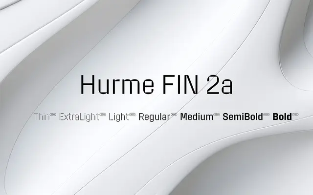 Hurme FIN 2a specimen from Hurme Design