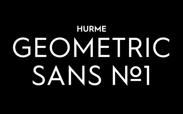 Hurme Geometric Sans №1 specimen from Hurme Design