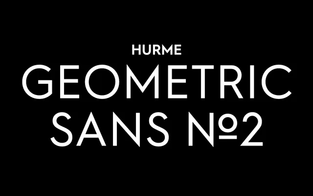 Hurme Geometric Sans №2 specimen from Hurme Design
