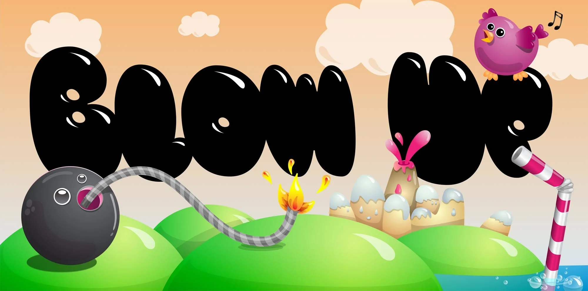 Blow Up specimen from HvD Fonts