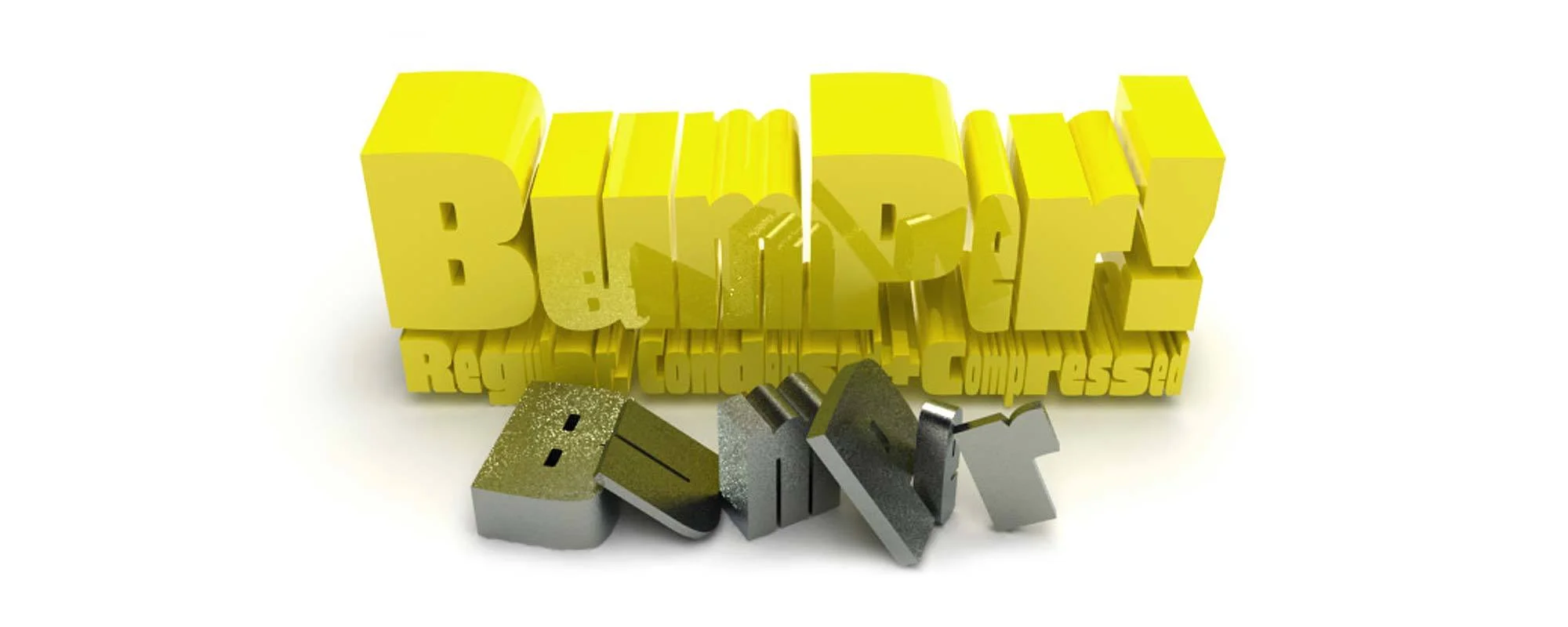 Bumper specimen from HvD Fonts