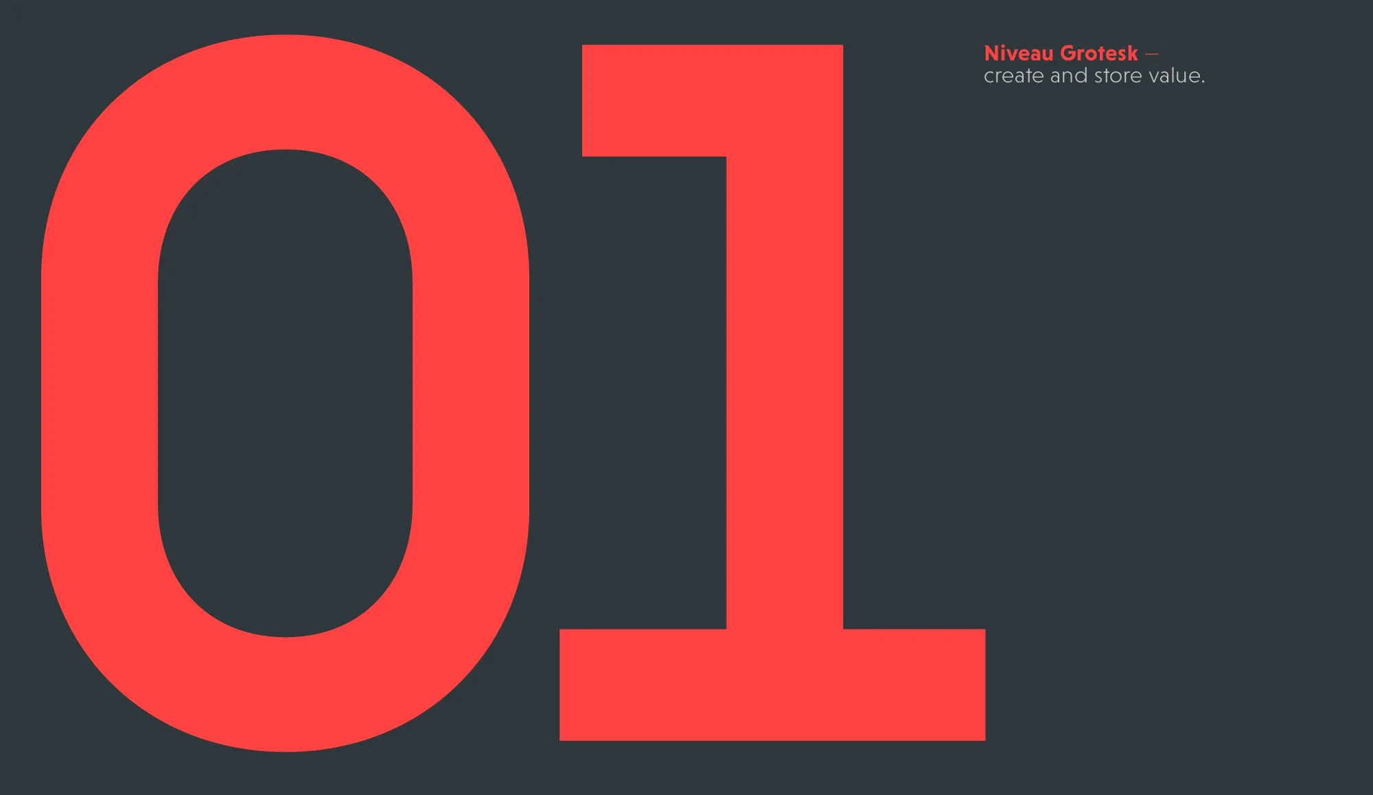 Niveau Grotesk specimen from HvD Fonts