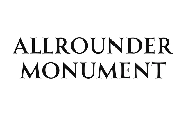 Allrounder Monument specimen from Identity Letters