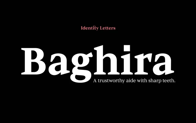 Baghira specimen from Identity Letters