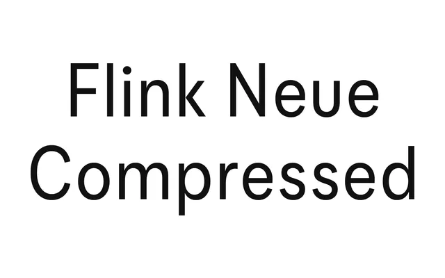 Flink Neue Compressed specimen from Identity Letters