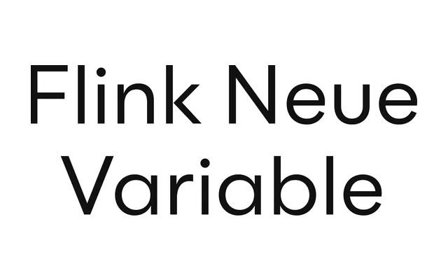 Flink Neue Variable specimen from Identity Letters