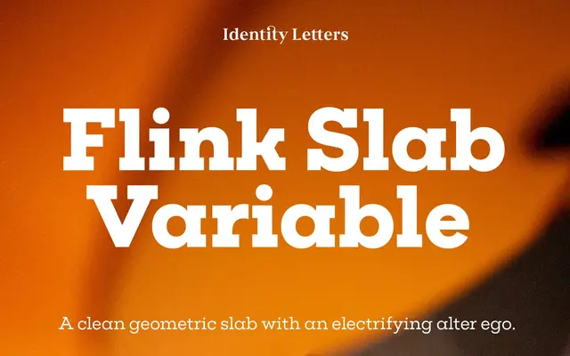Flink Slab VF specimen from Identity Letters